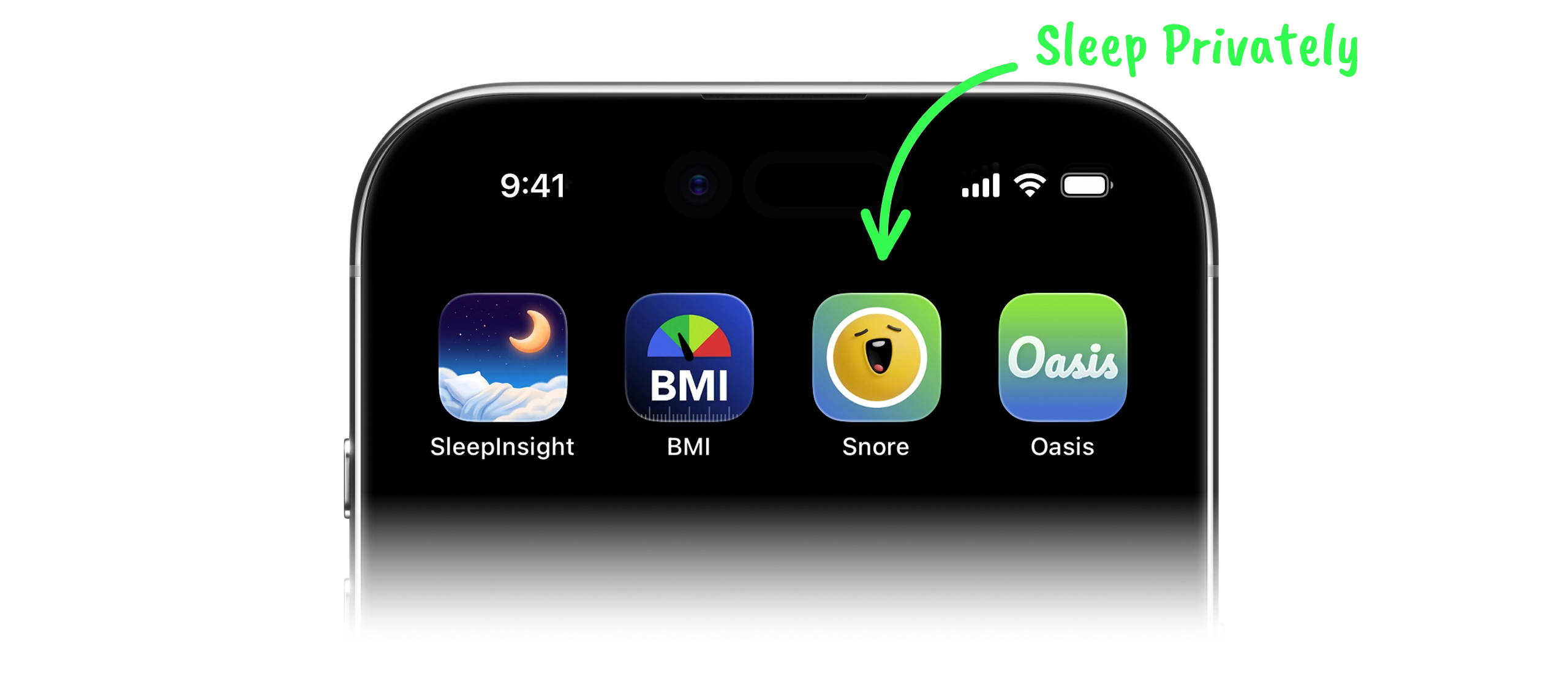 DCOCB app family on iPhone, featuring the third app